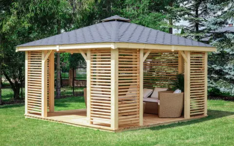 Altana z bali DIY: Zbuduj sam! Poradnik krok po kroku (do 35 m²)