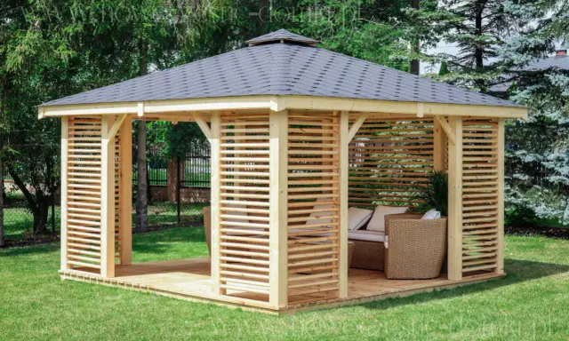 Altana z bali DIY: Zbuduj sam! Poradnik krok po kroku (do 35 m²)