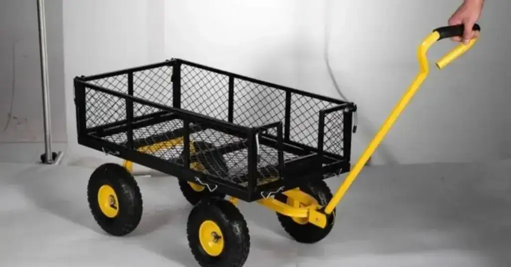 różne projekty wózków ogrodowych DIY